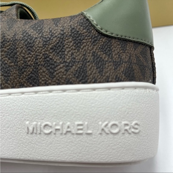 MICHAEL KORS Poppy Stripe Lace
Up Sneakers - Picture 7 of 9